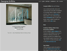 Tablet Screenshot of georginagriffiths.com